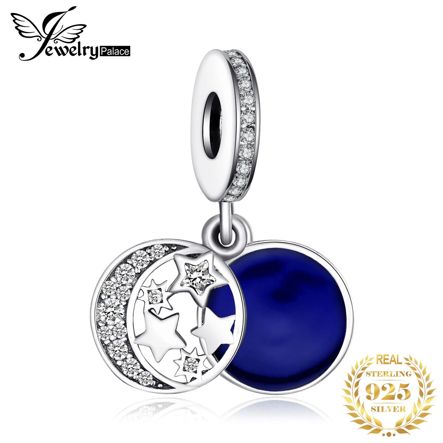 JewelryPalace Blue Moon Star бусины из стерлингового серебра 925 Подвески Серебро оригинал для