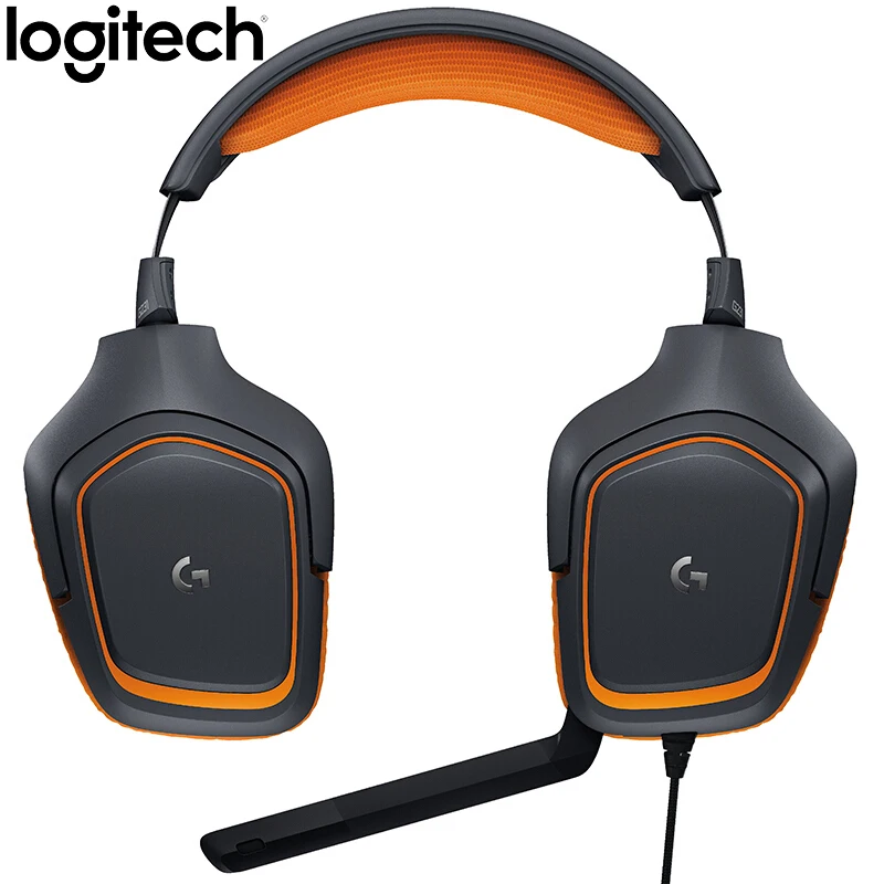 Игровая стереогарнитура logitech G231 с микрофоном, гарнитура с шумоподавлением, микрофон на кабеле 3,5 мм для динамической гарнитуры для видеоигр
