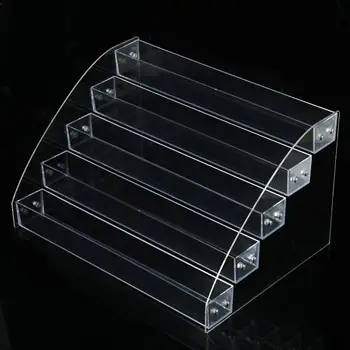 

2/3/4/5/6/7 Layers Nail Art Nail Polish Display Stand Durable Organizer Holder Rack Acrylic Makeup 6 Types Clear Nail Tools