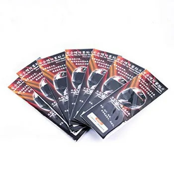 Anti-Fog Helmet Lens Film Universal Motorcycle Patch Helmet Visor Fog Resistant Films Waterproof Transparent Lens Film HOT 100% original ls2 ff390 breaker motorcycle helmet chrome mirror lens smoke colorful silver visor with anti fog pinlock holes