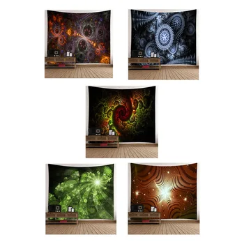 

Hot Sale 150x130cm Home Decor Light shadow Pattern Printed Tapestry Beach Towel Yoga Rug Scenery Wall Hanging Art Crafts