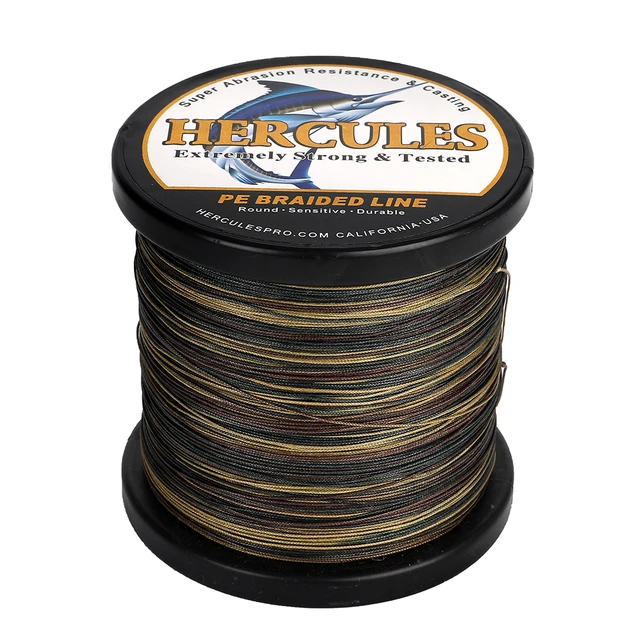 Hercules-Braided Fishing Line, Sea Saltwater Fishing, 12 Strands, 100m,  100% PE, Pesca Goods, Super Strong Multifilament - AliExpress