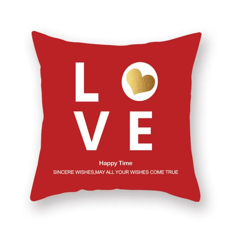 Red Throw Pillow Cushion Covers Soft Peach Velvet Decorative