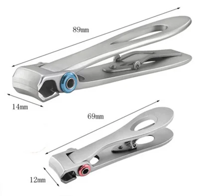 Professional Nail Clippers Stainless Steel Nail Cutter Toenail Fingernail Manicure Trimmer Toenail Clippers for Thick Nails
