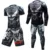 Футболки и штаны MMA BJJ Rashguard, спортивный костюм для фитнеса, боксерские Трикотажные изделия, компрессионный мужской костюм для MMA, кикбоксинга - изображение