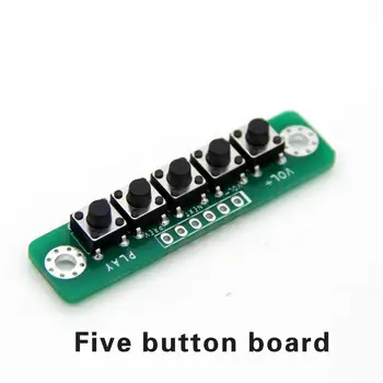 

5-bit Independent Button Module MCU External Button Module Micro Switch Button Board Bluetooth Power Amplifier Button Board