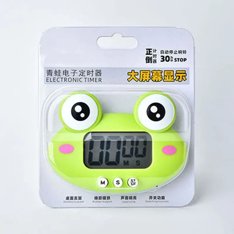 2020 Новый мультяшный лягушка LCD цифровой дисплей кухонный таймер для