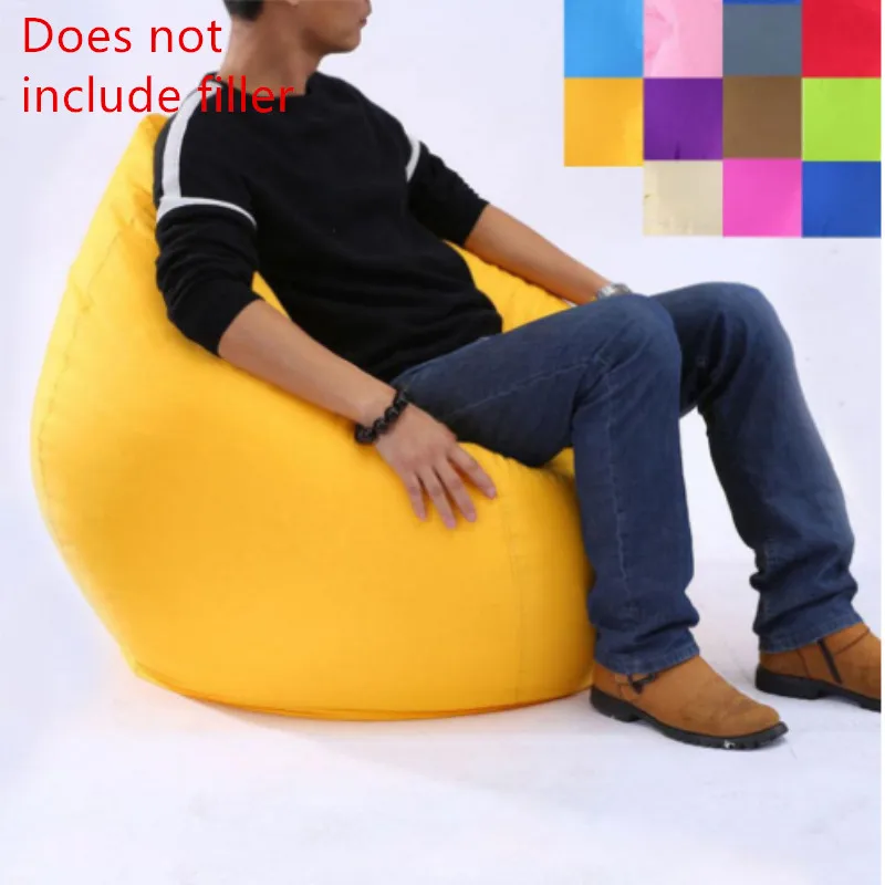 Best Waterproof Oxford Cloth Sofa Cover Large Bean Bag Gamer Beanbag Adult Outdoor Gaming Garden Big Arm Chair No Filling Hot Sale