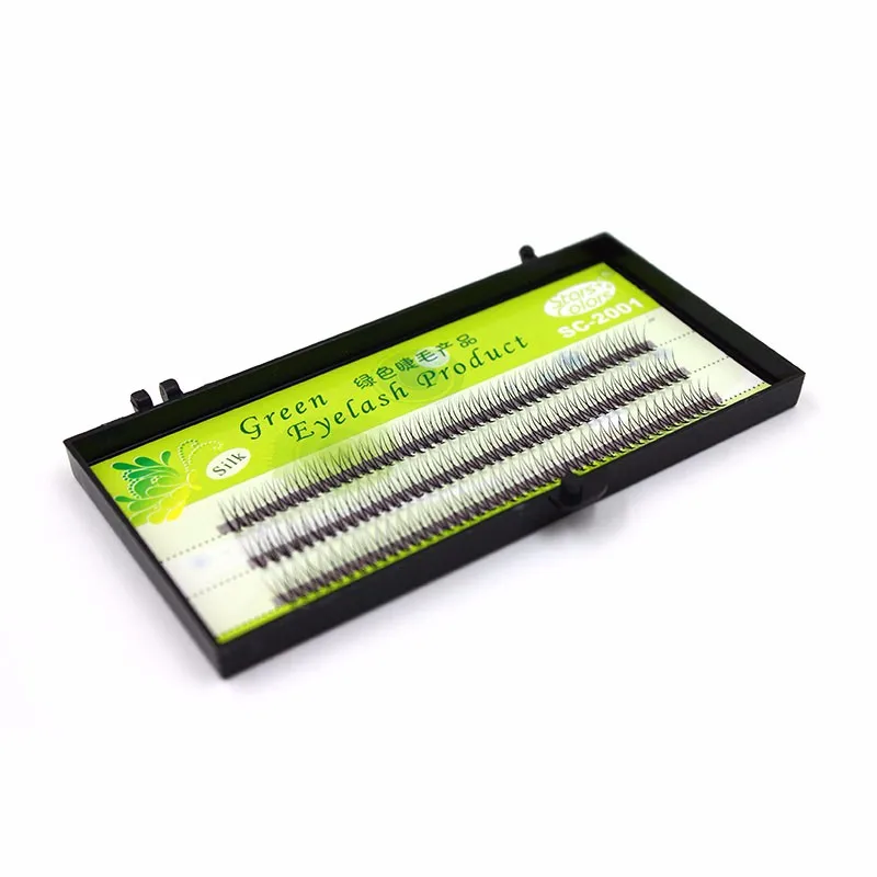 Description Picture 2 of itemC Curl Pre-made Fan W Shape Faux Mink Silk Eyelashes Natural Soft Individual Eyelash False Lashes Extensions