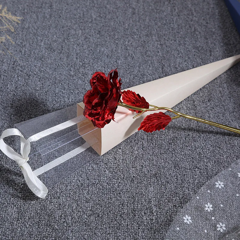 

Aritificial Rose Flower with Clear Packing Box for Valentine Mother's Day Gift