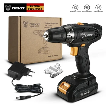 

DEKO GCD20DU5 18V Electric Screwdriver, Cordless Drill, Mini Power Controller, DC Lithium Ion Battery
