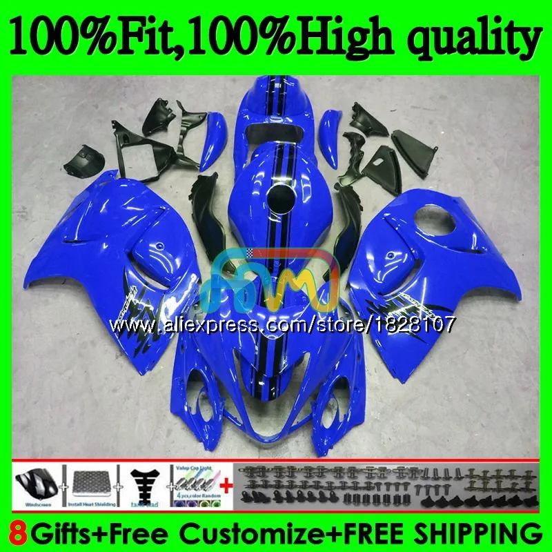 Инъекции для SUZUKI Hayabusa GSXR 1300 GSXR1300 08 13, 14, 15, 16 лет 57BS. 135 GSX-R1300 2008 2013 обтекатель белый глянцевый
