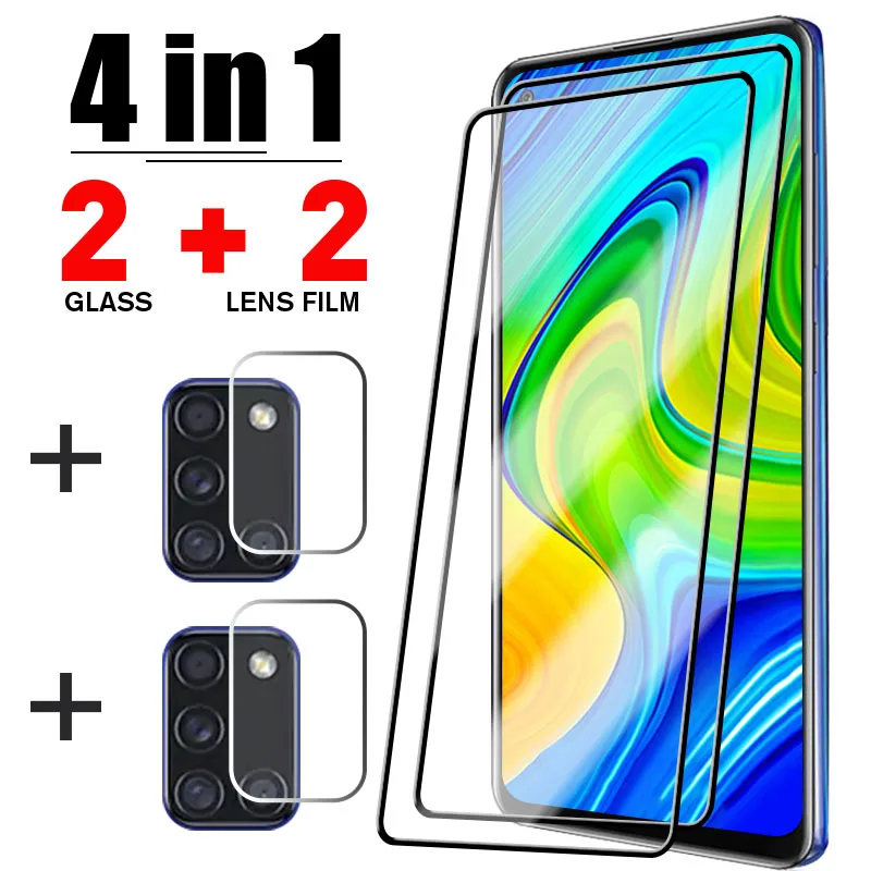 4in1 Full Cover Tempered Glass for Realme GT Neo Narzo 30 5G 30A Q3 Pro Camera Screen Protector 8 C21 C25 C3 C11 | Мобильные