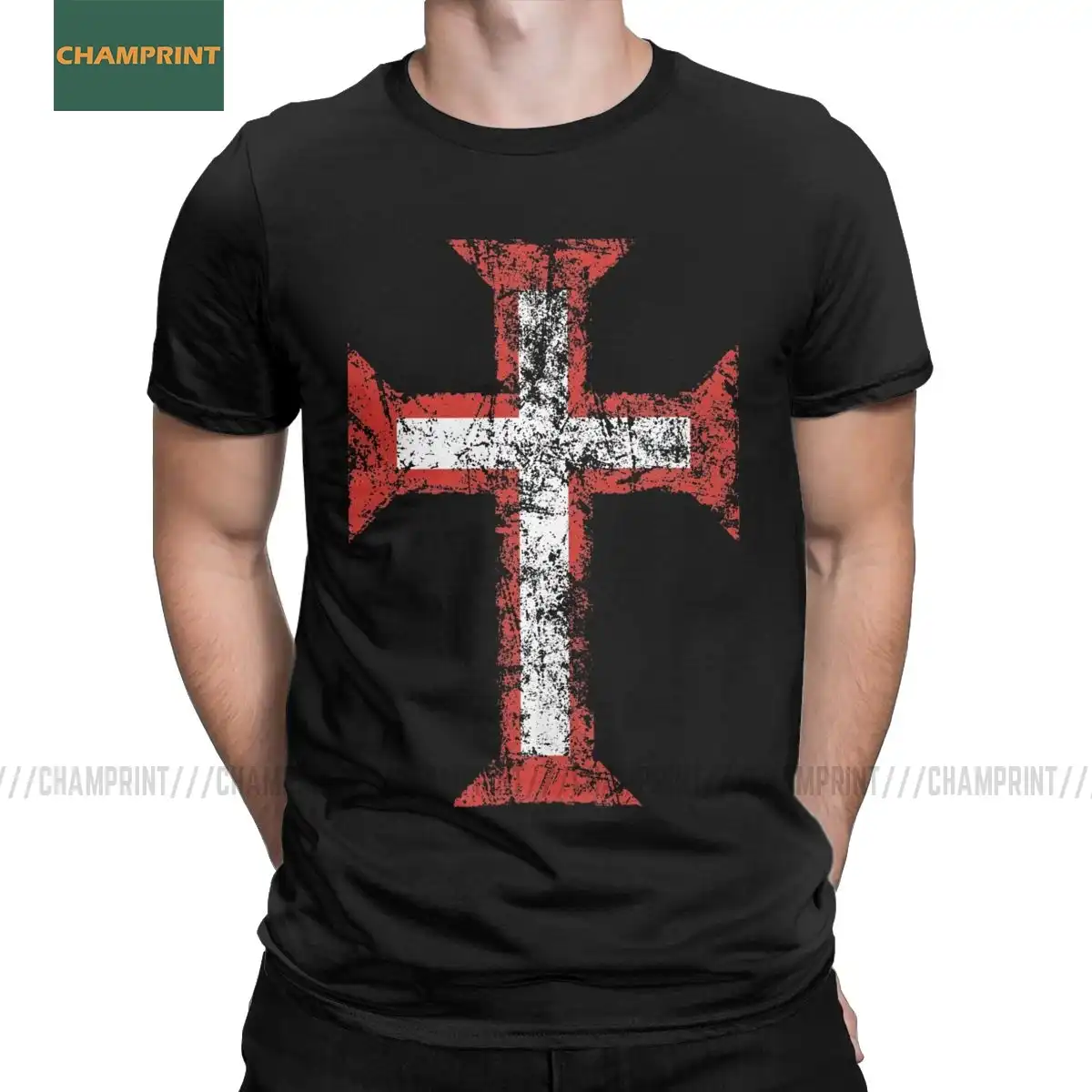 Templar cross t shirt Clearance