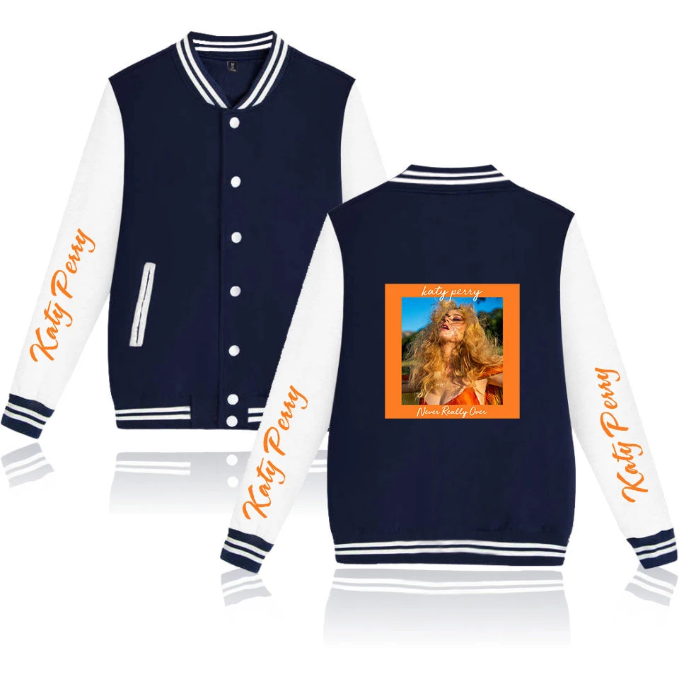 Кэти Перри напечатал милое Newe модная бейсбольная куртка крутой колледж Стиль Горячая продажа бейсбольная куртка для мужчин/женщин Спорт
