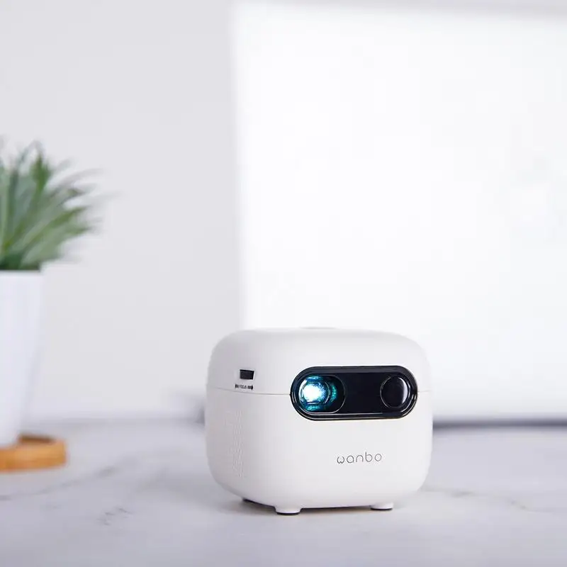  Xiaomi Wanbo Q6A DLP Projector LED Support 1080P 2.4G+5G Dual Frequency WIFI Bluetooth Portable Min