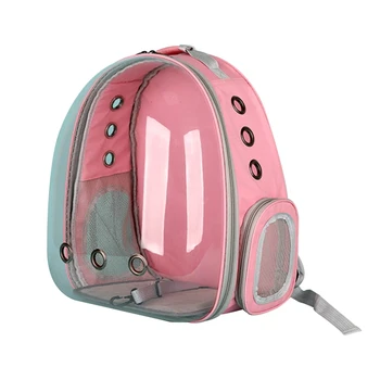 

Panoramic Transparent Breathable Pet Backpack Cat Handbag Dog Astronaut Space