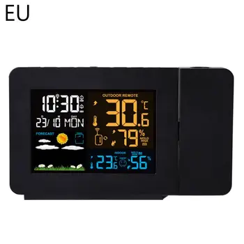 

Multifunctional Digital Alarm Clock Calendar LED Projection Weather Thermomer