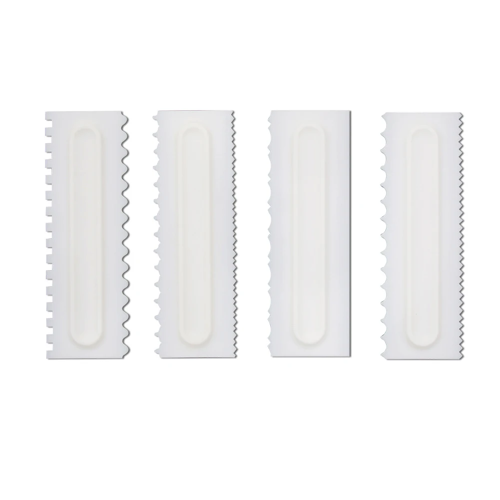  4PCS/Set Decorating Multifunctional Kitchen Cream Scraper DIY Cutter Accessories Eco-friendly Molds