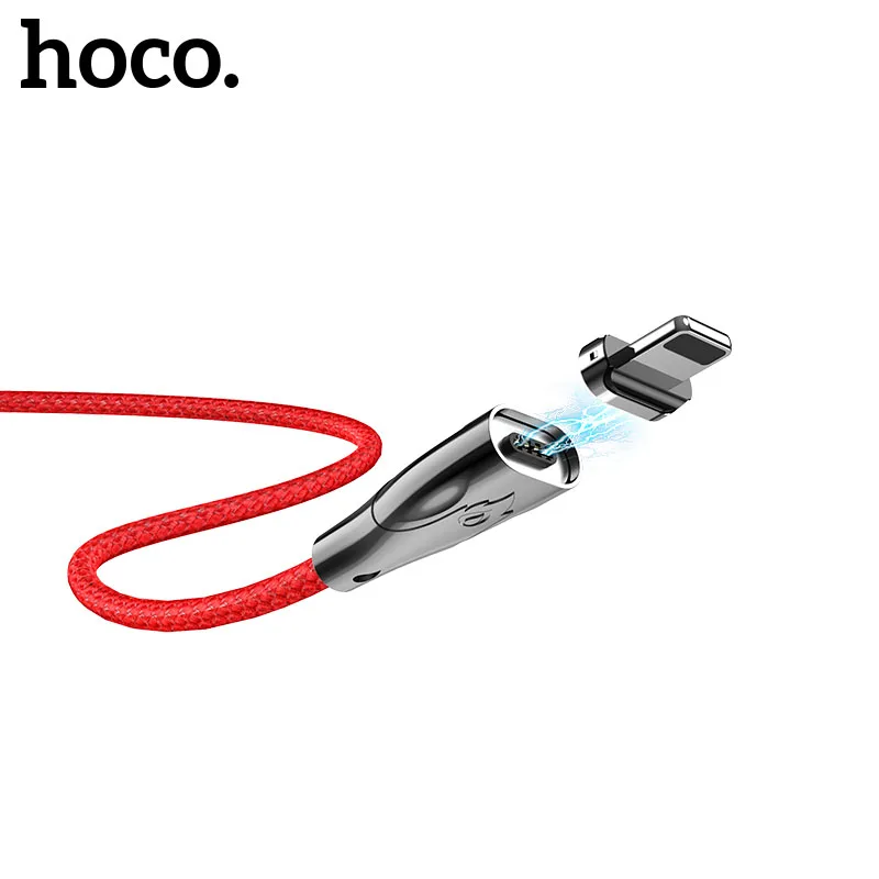HOCO U75, 20 шт./лот,, 1,2 м, магнитный USB кабель для iPhone type C, микро-нейлоновый кабель для samsung, USB C кабель