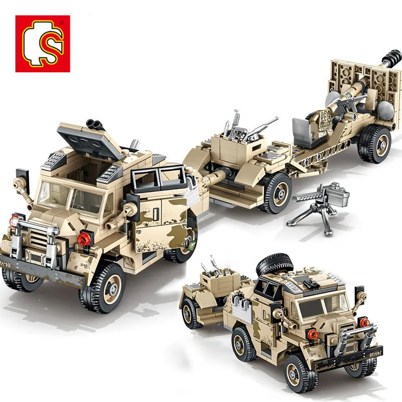 Конструктор SEMBO 464 шт. серия танков Второй мировой войны британский трактор