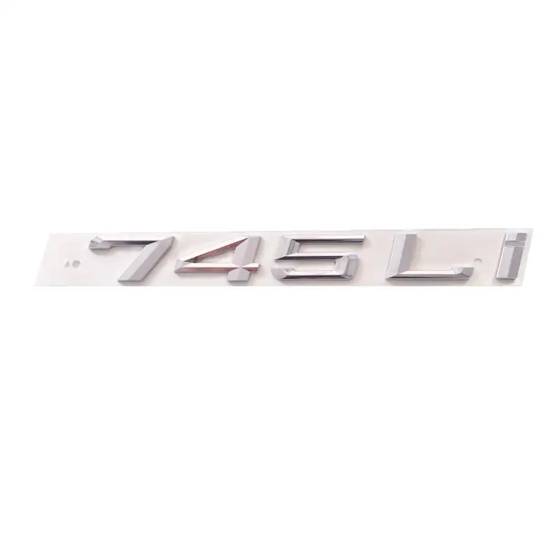 6 3D ABS пластиковая наклейка для 730Li 740Li 740Li 760Li эмблемы - Название цвета: 6