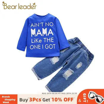 

Bear Leader Baby Boys Casual Clothing Sets 2020 New Autumn Boy Letter Print Outfits Children Fashion Toddler Active Clothes 1 4Y