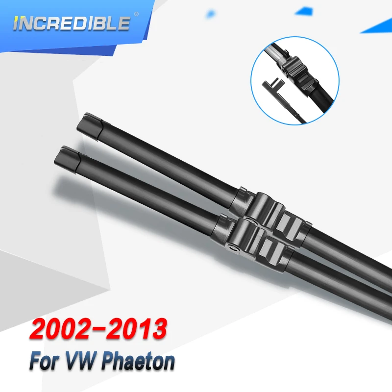 Невероятный стеклоочистителей для Volkswagen VW Phaeton Fit боковые штыревые рукоятки 2002 2003 2004 2005 2006 2007 2008 2009 2010 2011 2012 2013