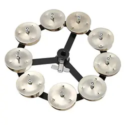 Перкуссионные части инструмента металлические Hi-Hat однорядные Jingle кольцо для барабанного набора хорошее
