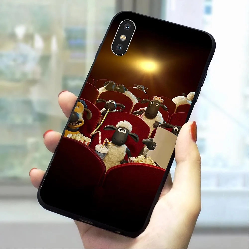 

Shaun the Sheep movie Soft TPU Case for iPhone Xs Max Phone Cover for iPhone XR 5 5s se 6 6s plus 7 8 X Xs Max Cases Skin