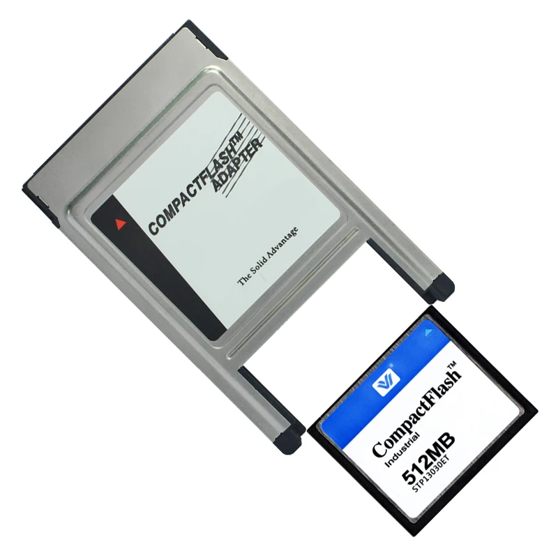 Карта CF 128MB 256MB 512MB 1GB 2GB CompactFlash CF карта с адаптером PCMCIA карта памяти для автомобиля MP3