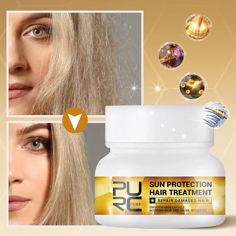 60ml GLYCERIN Moisturizing Hair Treatment Mask For Hair Heat & UV Protecto  Damaged Color Treated Hair Reapir Frizzy Hair Mask|Hair & Scalp Treatments|  - AliExpress