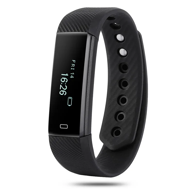 

2019 Cool Sport Watch ID115 Smart Bracelet Fitness Counter Activity Monitor Band Alarm Clock Vibration Wristband for Android IOS
