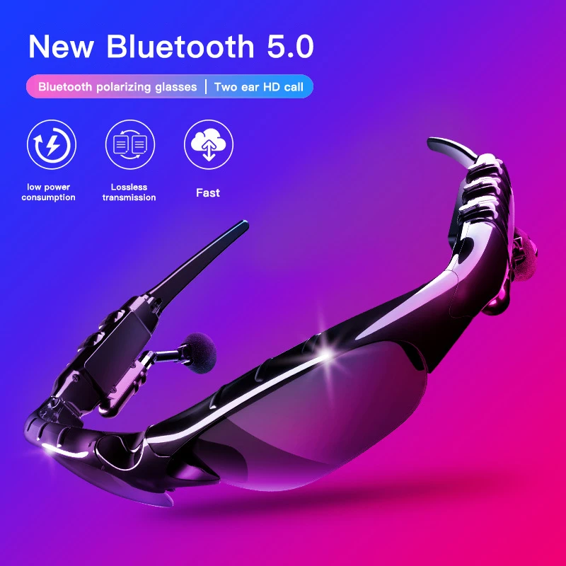 

368 Bluetooth glasses wireless Bluetooth Headset 5.0 Two-ear Mini phone in-ear glasses for Apple, Samsung, Xiaomi and Huawei