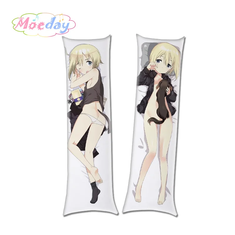 Розовый Наволочки для подушек Strike Witches Alexsandra Charlotte Edytha Eila Erica Francesca жоржет gundura Hikari - Цвет: Розовый