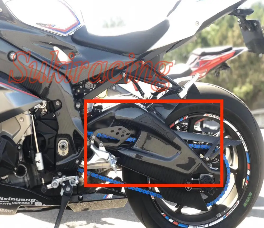 Крышка маятника мотоциклетная карбоновая для BMW S1000RR 2009 2018 HP4 2012 2013 2014 S1000R 2015 2019 из