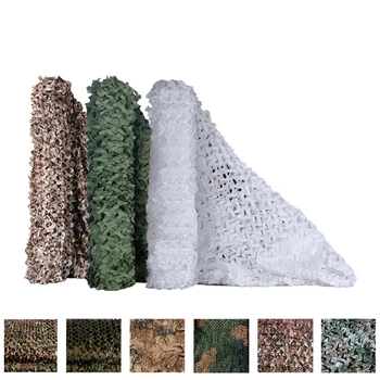

1.5*3M Single Camouflage Nets Home Garden Fence Decoration Patio Shadow Outdoor Bird Watching Sunshade Camping Tent Awning