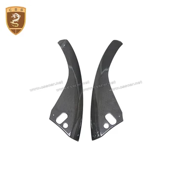 Best Best Factory Price Dry Carbon Fiber Front Bumper Air Vents Knife For Ferrarii 812 OEM Style Front Wrap Angle Auto Decoration