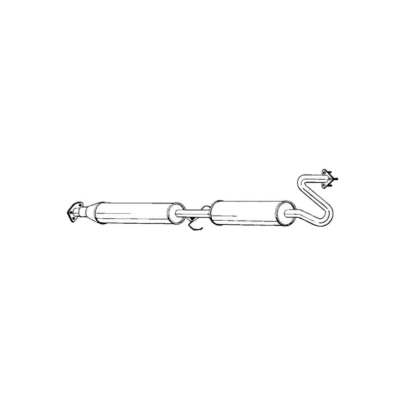 BOSAL 285-817 Exhaust Muffler for Rover 800 (XS) 820 16V I/SI (medium) 58387 | Автомобили и мотоциклы