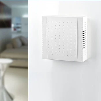 

220V ABS/PC Plastic Panel Home Hotel Door Bell Wall Push Button Doorbell White