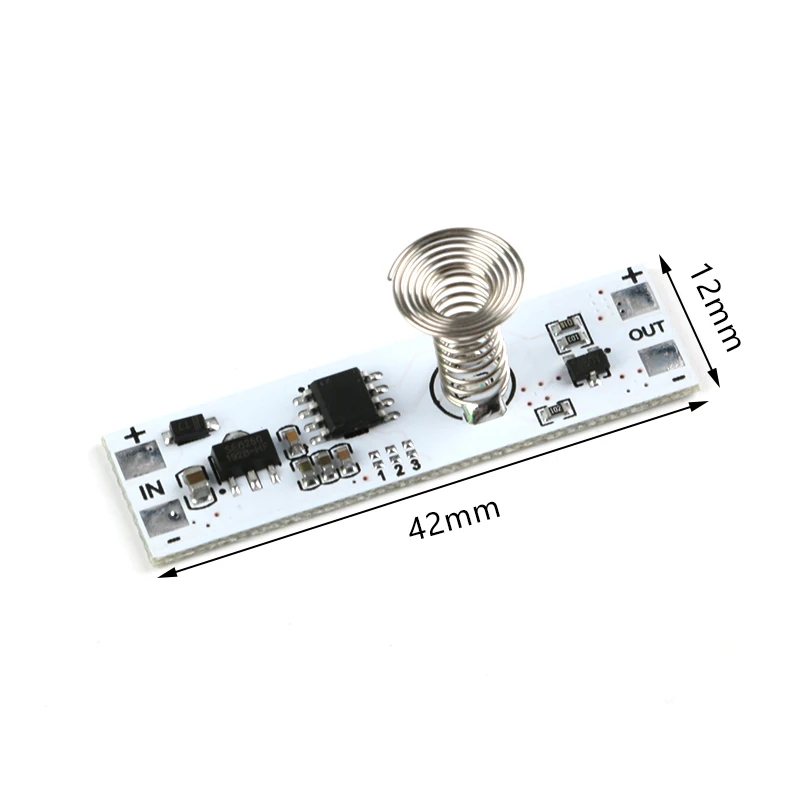 5Pcs Touch Switch Capacitive Sensor Module 5V-24V 3A LED Dimming Control Lamps Active Components 3 Mode Hard Light Controller