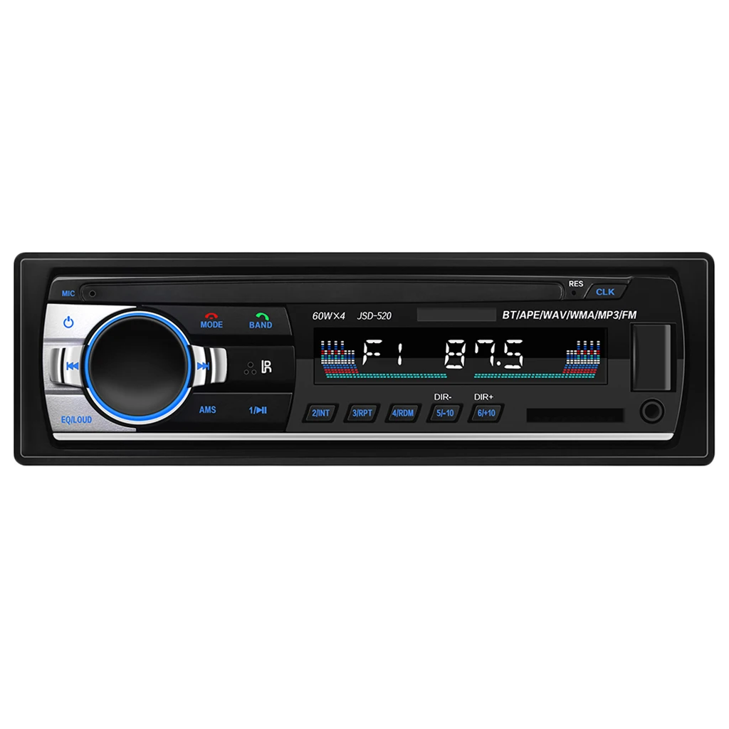 In-Dash FM MP3 Player Bluetooth Car Stereo Digital Media Receiver