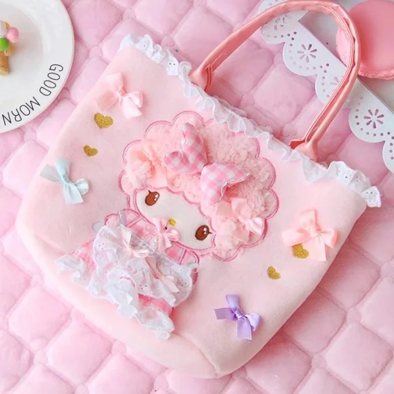 Kawaii красивая девушка Плюшевый Рюкзак-игрушка женская меховая обувь Ланч сумка рюкзак для детей, для малышей на день рождения, рождественский подарок