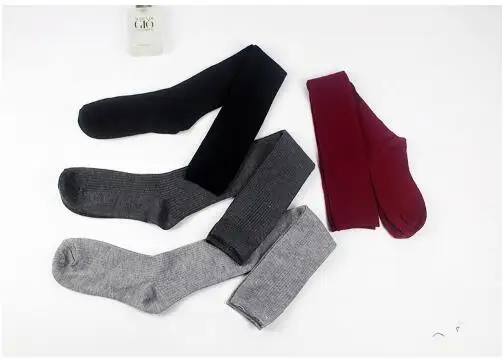 2022 женские модные зимние теплые вязаные однотонные крючком мягкие гольфы до