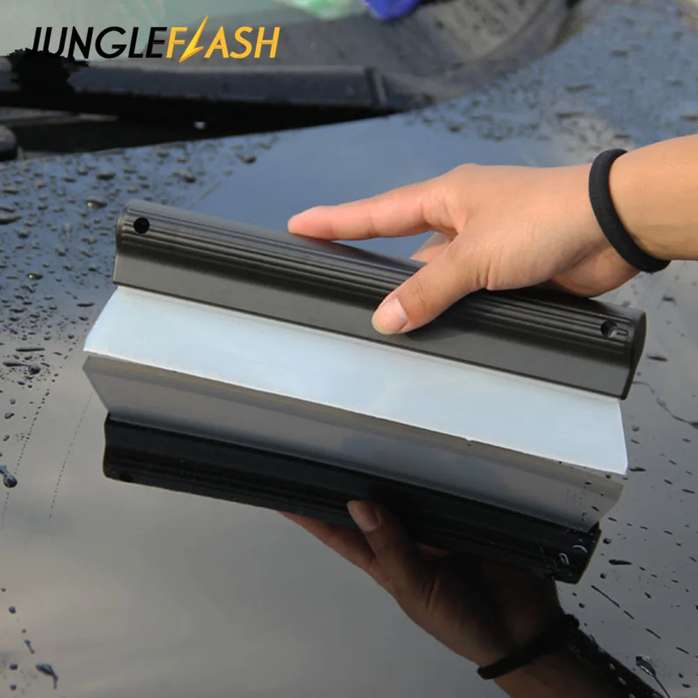 

JUNGLEFLASH Car Silicone Board Window Wiper Blade Word Board Window Scraper Wiper Wash Tool Ice Shovel Car Cleaning Accessories