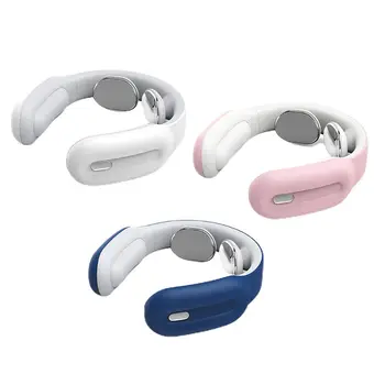 

Electric Neck Massager Pulse 3 Modes 15 Strength Power Control Heating Muscle Pain Relief Tool Relaxation