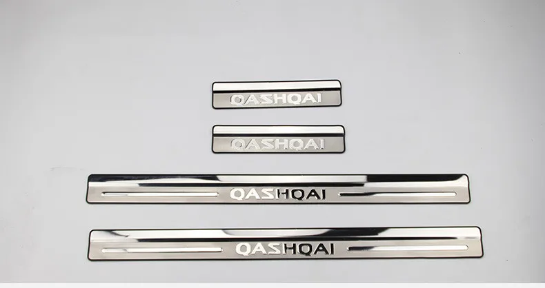 Накладка на дверной порог из нержавеющей стали защитная накладка для Nissan Qashqai J10
