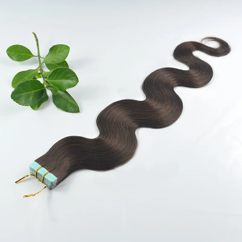 #613 Blonde Body Wave Tape In Human Hair Extensions Machine-made 28 30inch Peruvian Remy Double Sided Adhesive PU Hair Extension