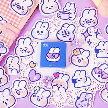 

45 Pcs/set Kawaii Bullet Journal Stickers Cute Cartoon Rabbit Stickers Scrapbooking Decorative Stationery Paper Stickers