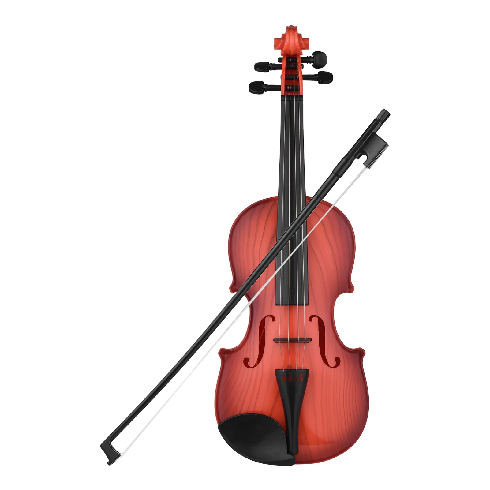 Kids Toy Violin Mini Electric Violin with 4 Adjustable Strings Bow Children Musical Intrument Toy
